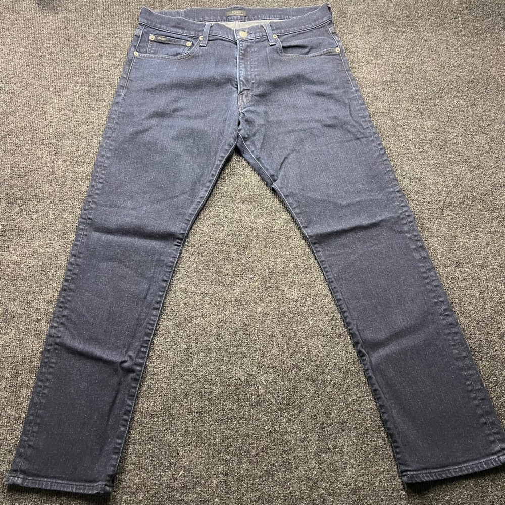 Polo Ralph Lauren Sullivan Slim Jeans 32x30 Dark Blue Denim Mens Stretch
